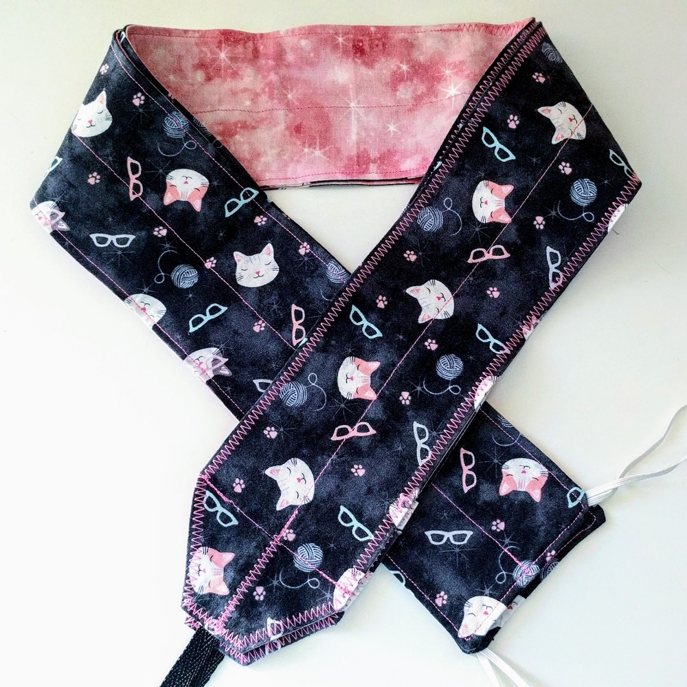 Weightlifting/Sport Wristwraps, Nerdy Cats + Pawprints